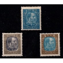 1902-04 Island - Kong Christian IX - Diverse mærker - Ustemplet.